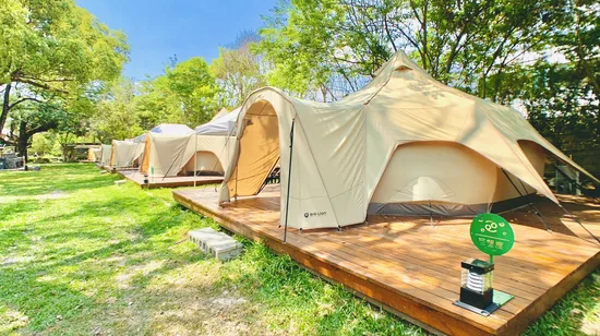 南投露營｜緣溪行森林營地｜一泊一食豪華露營體驗｜加贈下午茶